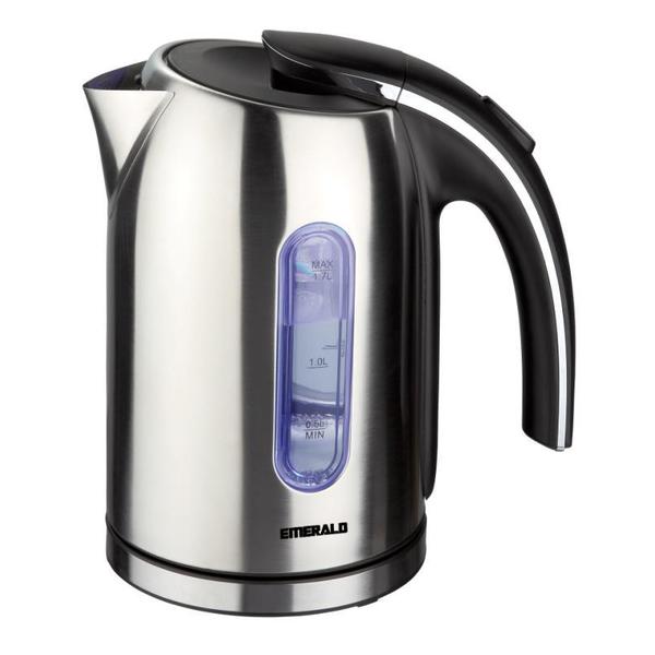 Emerald 1.7 Liter Stainless Steel LED Electric Kettle, SM-KET-1333 SM-KET-1333